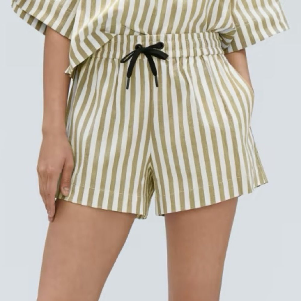 NWT Everlane Seersucker Boxer Short M